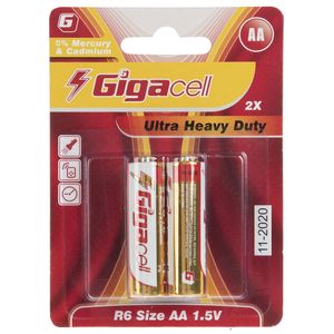 نقد و بررسی باتری قلمی گیگاسل مدل Ultra Heavy Duty بسته 2 عددی توسط خریداران