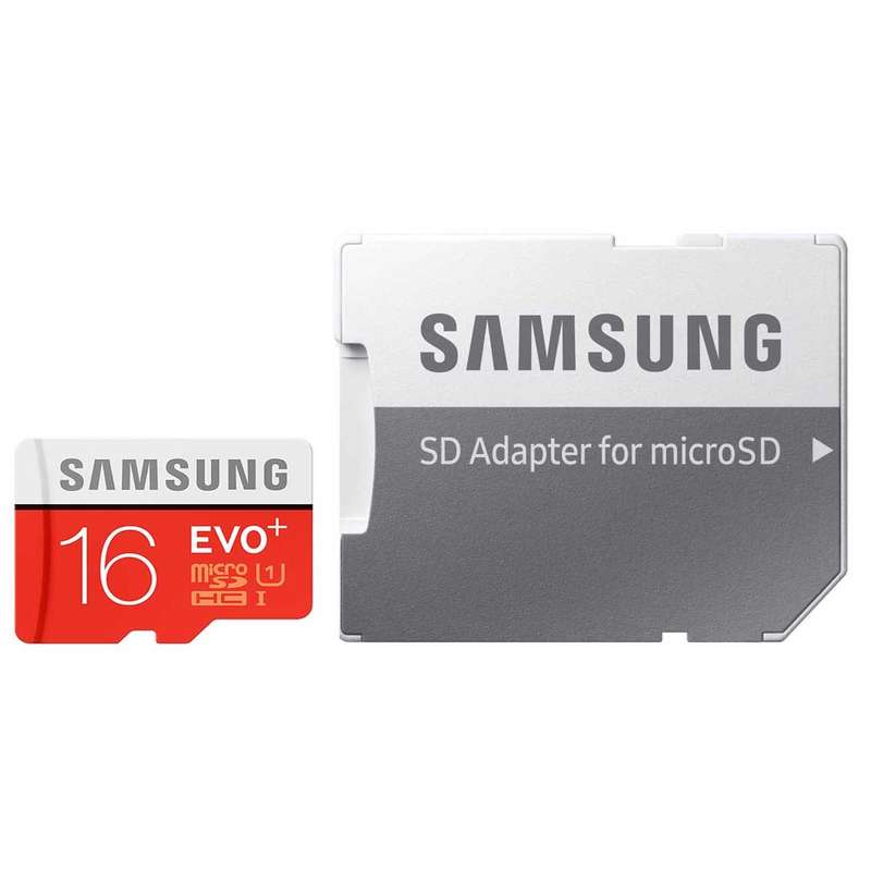 کارت حافظه microSDHC سامسونگ مدل Evo Plus کلاس 10 استاندارد UHS-I U1 سرعت 80MBps همراه با آداپتور SD ظرفیت 16 گیگابایت کارت حافظه microSDHC سامسونگ مدل Evo Plus کلاس 10 استاندارد UHS-I U1 سرعت 80MBps همراه با آداپتور SD ظرفیت 16 گیگابایت