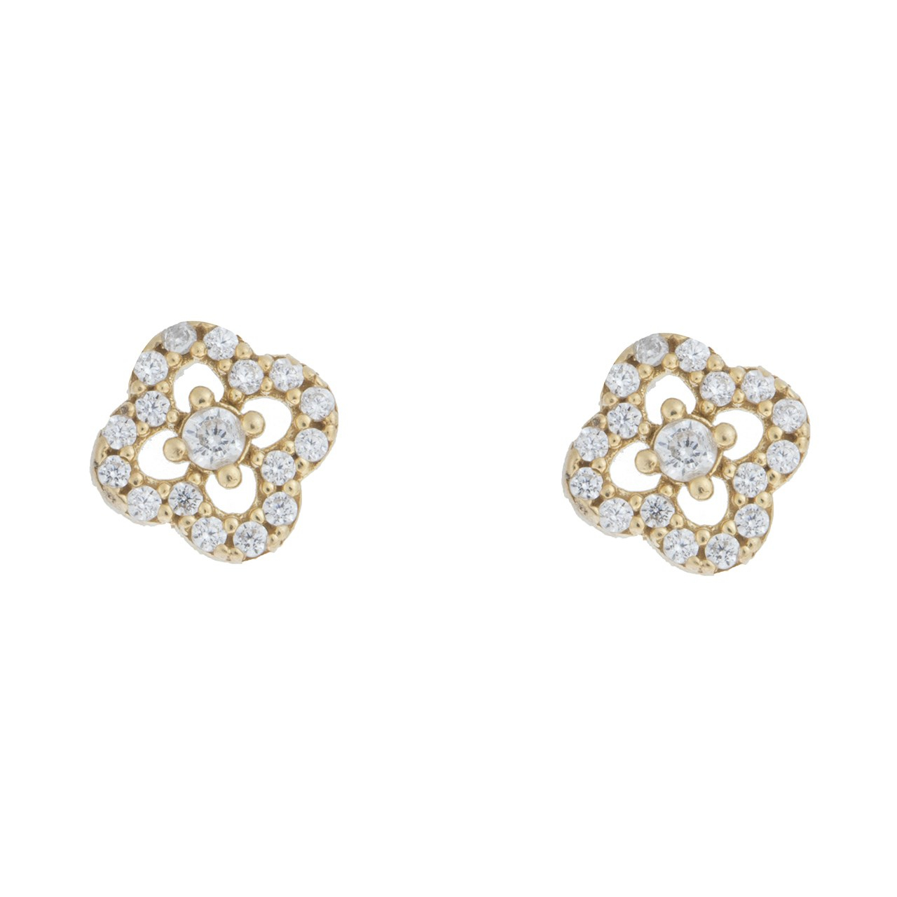 گوشواره طلای 18 عیار ماهک مدل ME0734