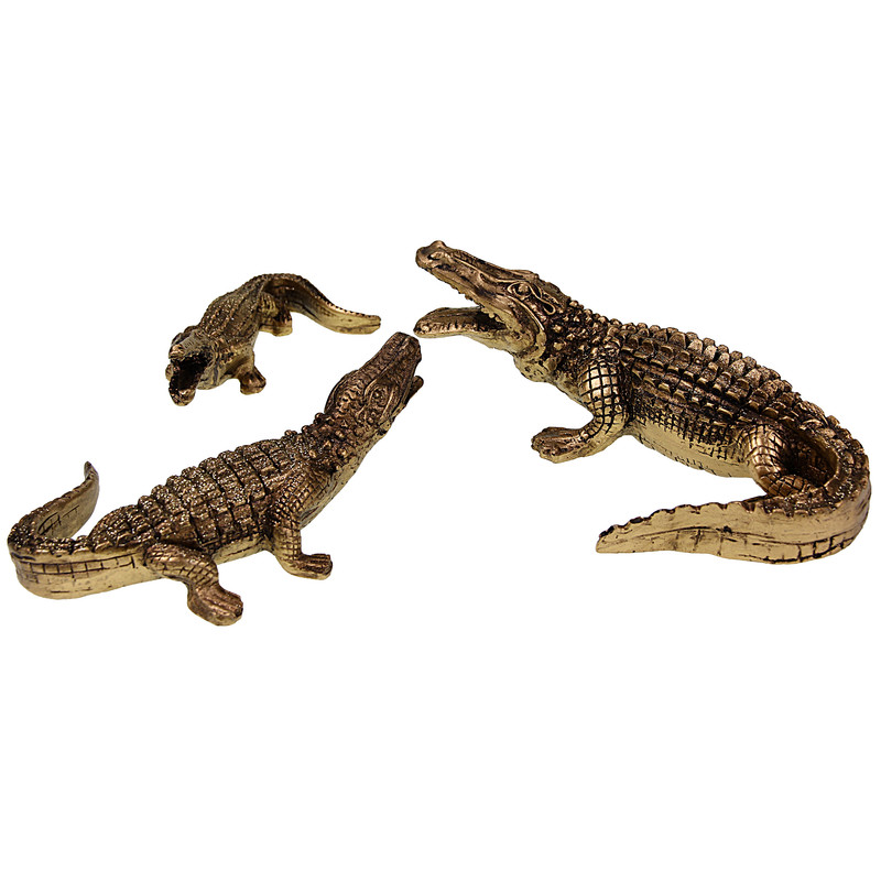 مجسمه طرح تمساح مدل 2312 مجموعه 3 عددی