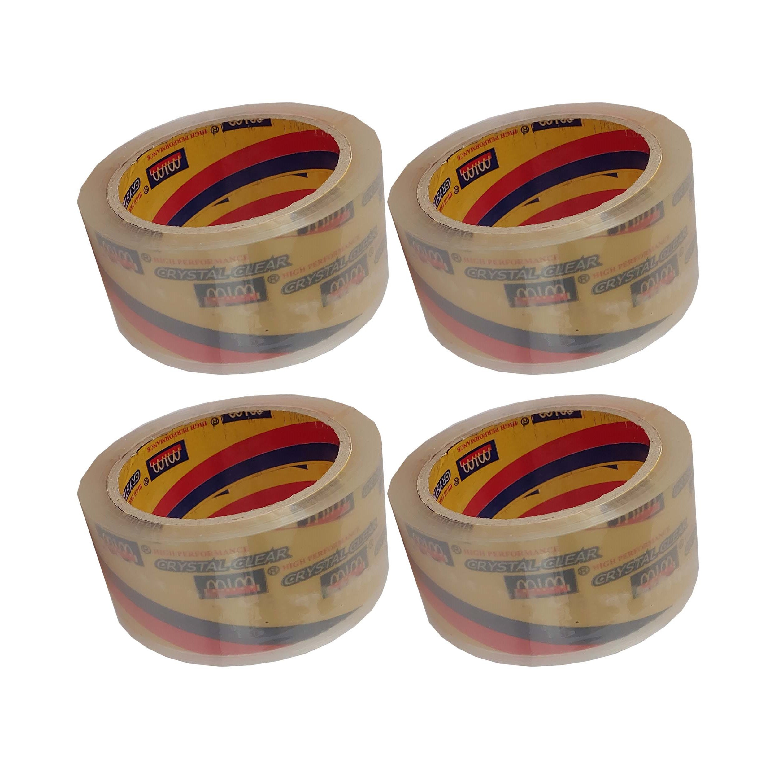 چسب پهن میم مدل M04 عرض 4.8 سانتی متر مجموعه 4 عددی