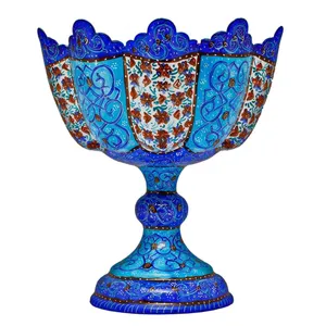 کاسه مسی مینا کاری شده گالری مند کد MN36