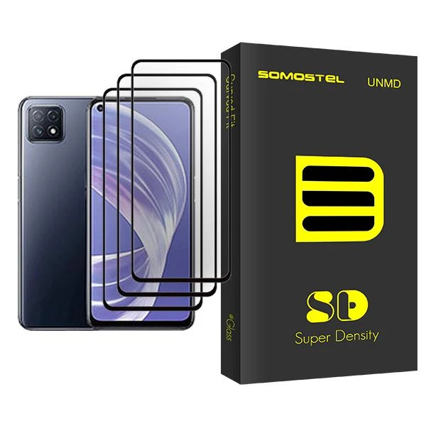 محافظ صفحه نمایش سوماستل مدل SD Glass MIX003 مناسب برای گوشی موبایل اوپو A73 5G بسته سه عددی