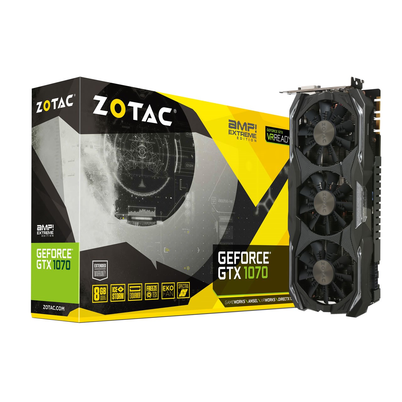 کارت گرافیک زوتک مدل GTX 1070 AMP EXTREEM 8GB