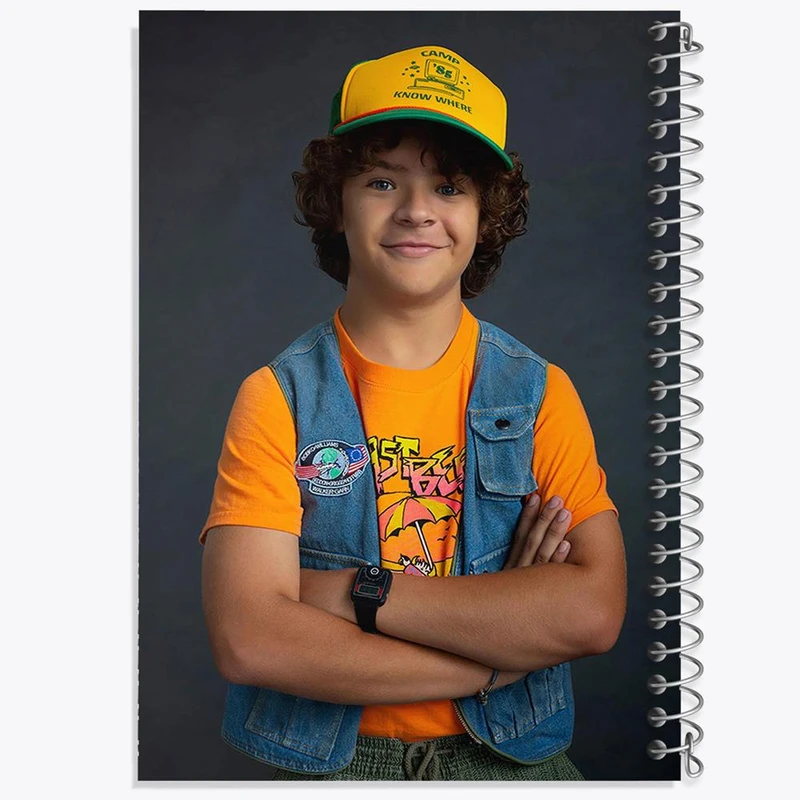 دفتر مشق 100 برگ خندالو طرح داستین سریال استرنجر تینگز Stranger Things کد 19329