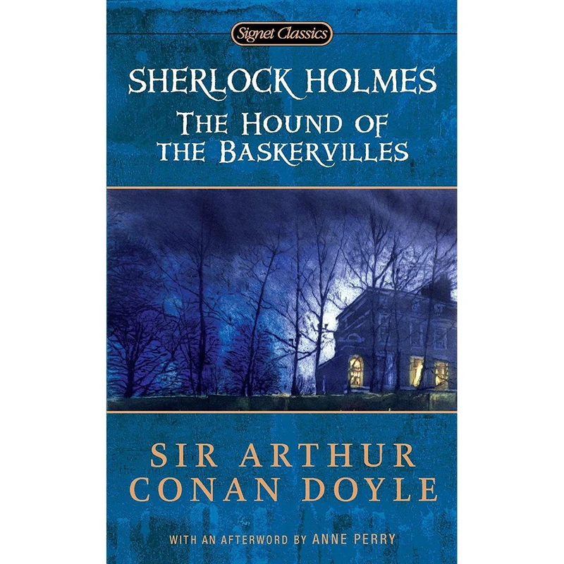 کتاب The Hound of the Baskervilles اثر Sir Arthur Conan Doyle and Anne Perry انتشارات Signet