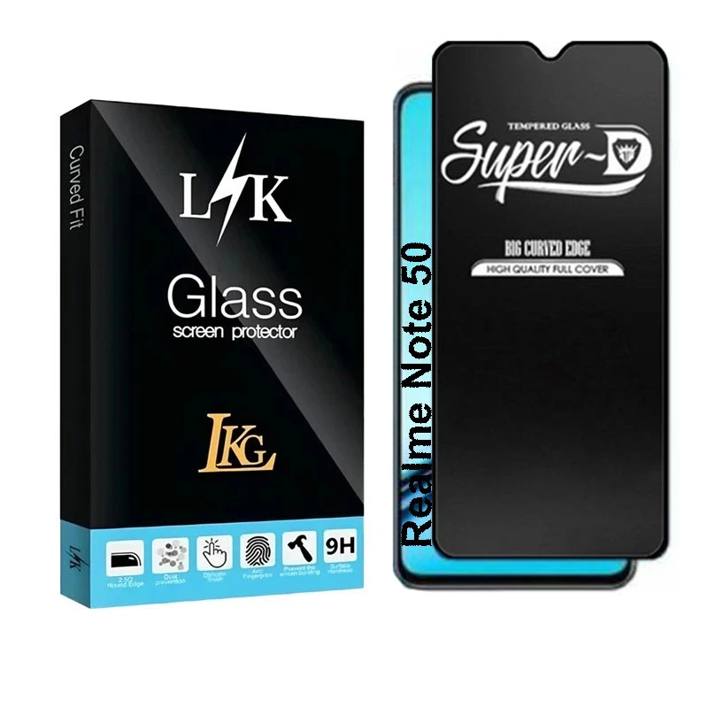محافظ صفحه نمایش شیشه ای ال کا جی مدل SupD-Lk مناسب برای گوشی موبایل ریلمی Note 50