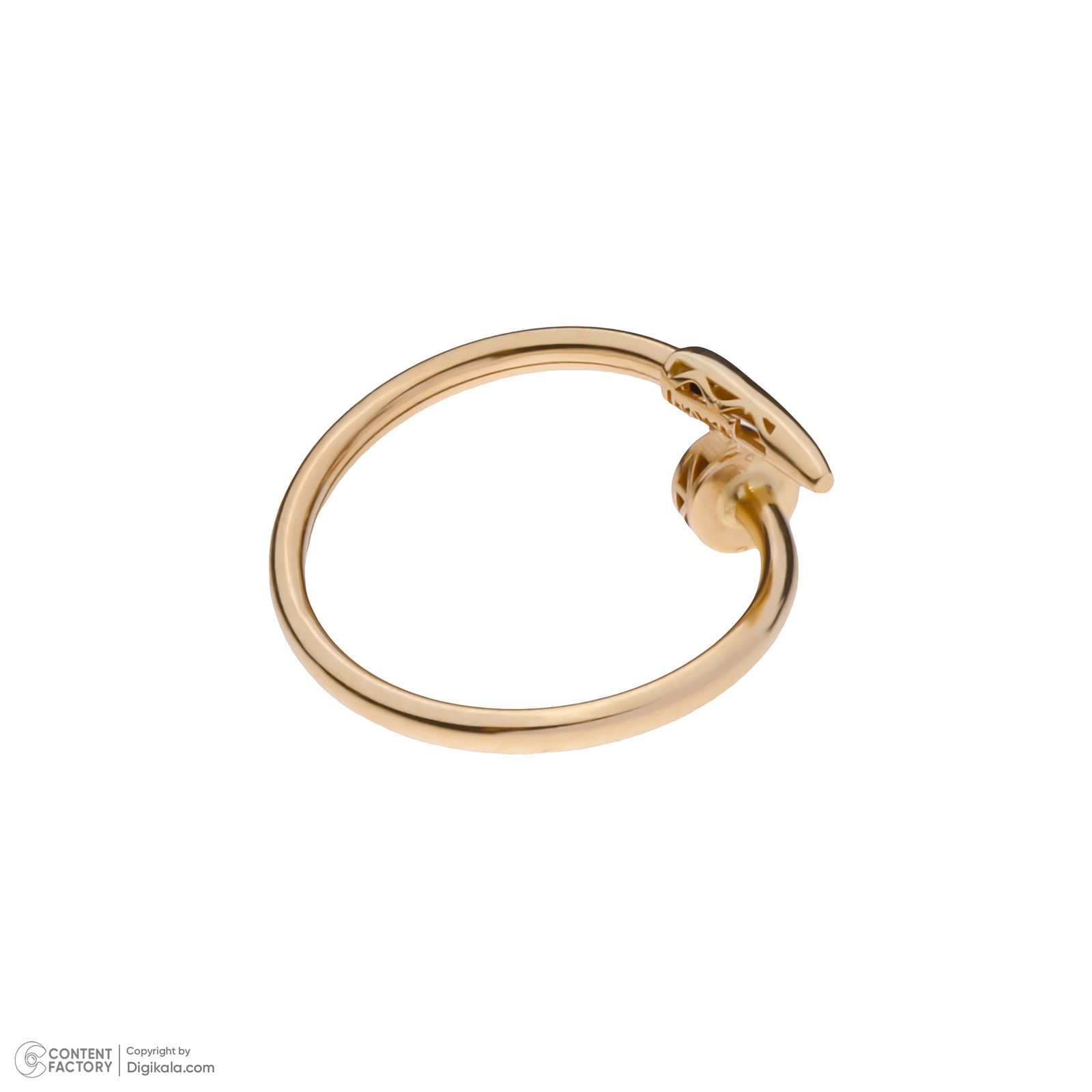 انگشتر طلا 18 عیار زنانه میو گلد مدل میخ کد R1001 - - 3