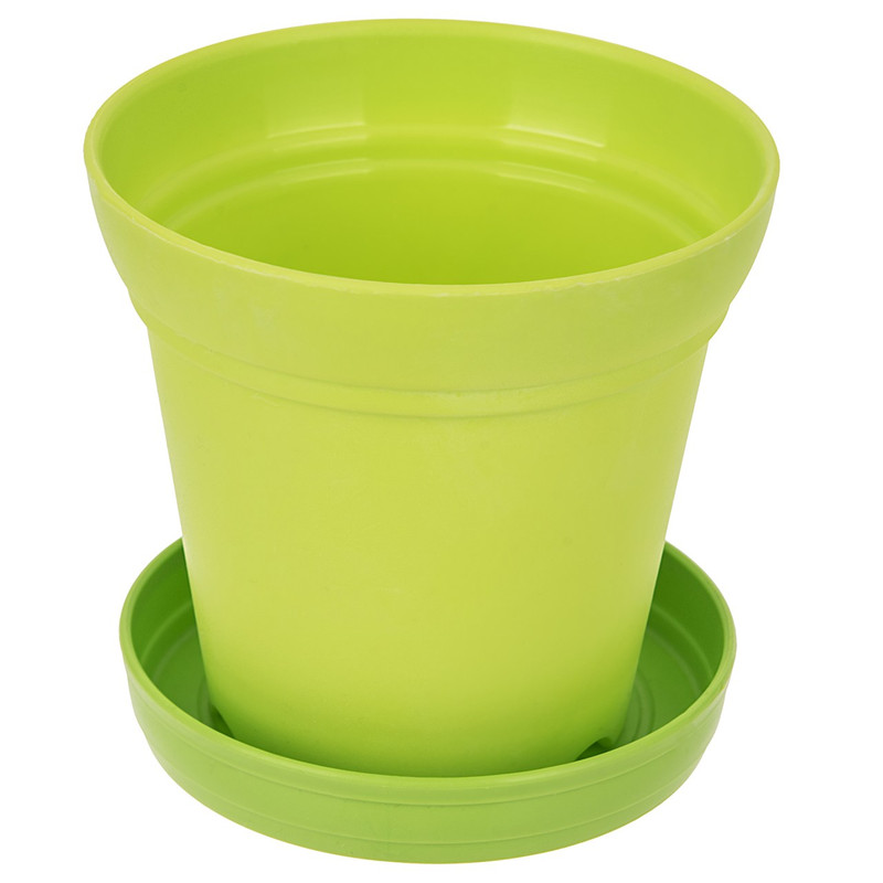 گلدان گلباران سبز مدل 12-11 ارتفاع 11.5 سانتی متر