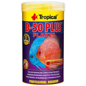 غذای ماهی تروپیکال مدل D-50 Plus وزن 50 گرم