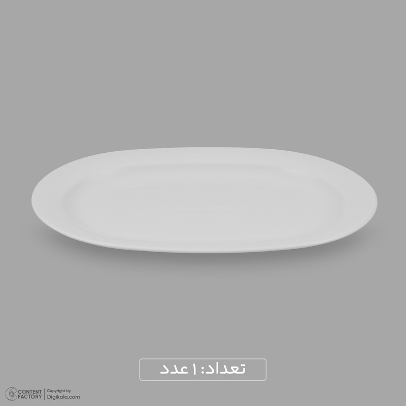 سرویس غذاخوری چینی 25 پارچه 6 نفره مقصود مدل دایره کد 003