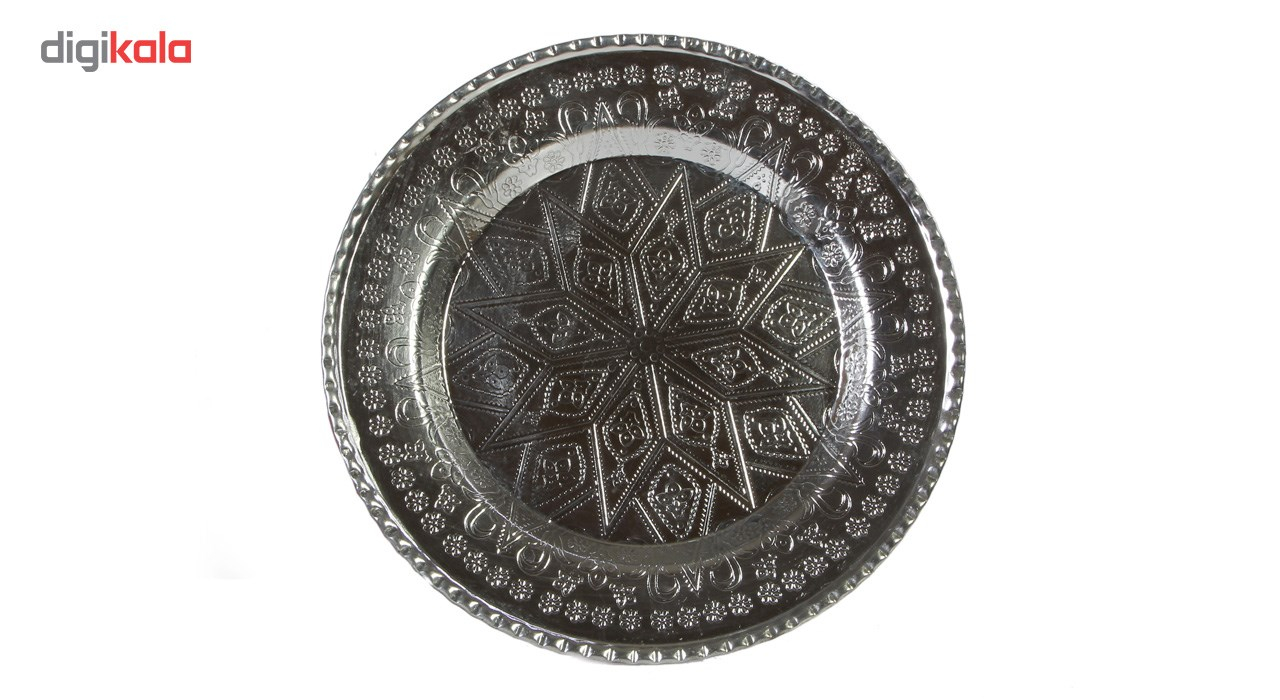 بشقاب میوه خوری مسی کد ZH34 مجموعه 6 عددی