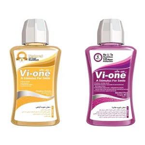 پک دهان شویه وی وان مدل Natural And Halita بسته 2 عددی