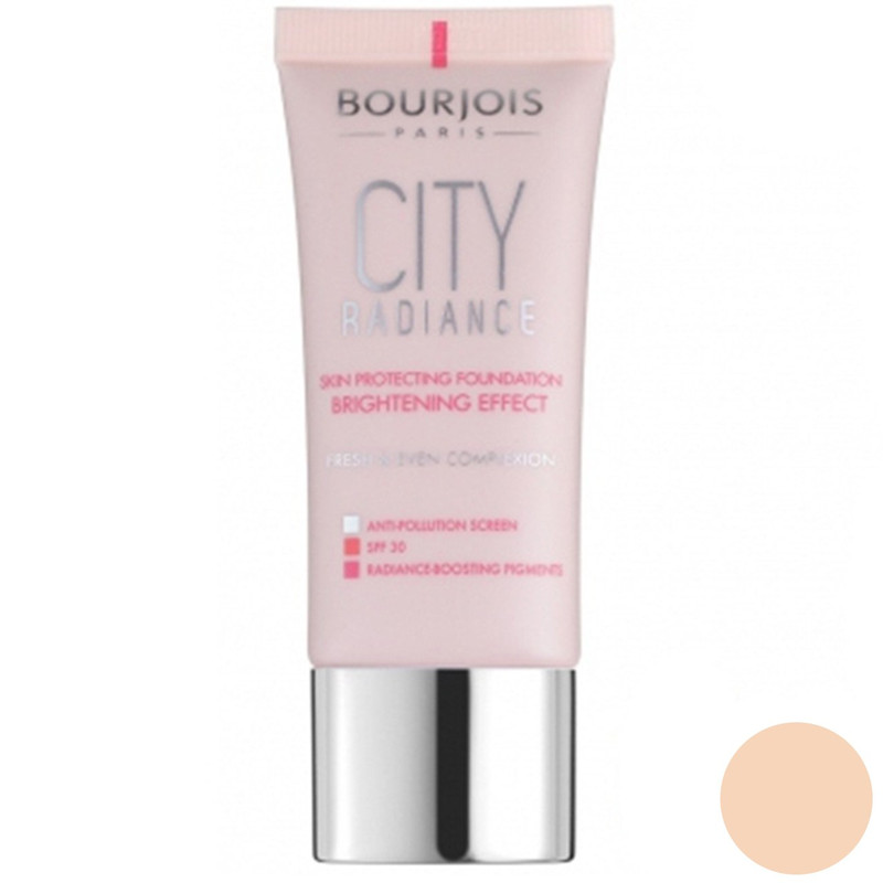 کرم پودر بورژ‌وآ مدل City Radiance شماره 01 حجم 30 میلی لیتر