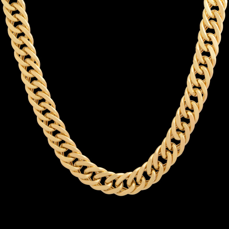 زنجیر طلا 18 عیار زنانه طلای مستجابی مدل سیسیل کد CR50