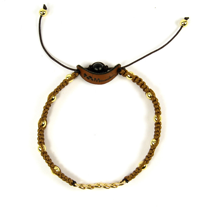 دستبند طلا 18عیار زنانه مانچو مدل bfg006