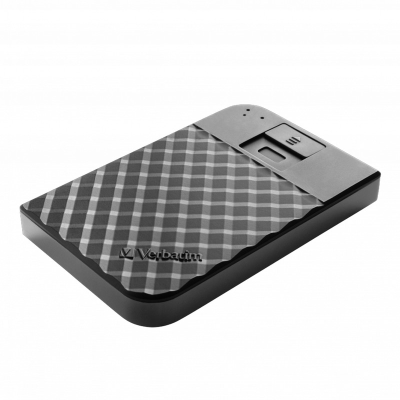 هارد دیسک اکسترنال ورباتیم مدل Fingerprint Secure ظرفیت 2 ترابایت با استاندارد ارتباطی USB 3.2 Gen1