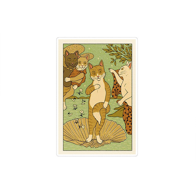 استیکر لپ تاپ ماسا دیزاین طرح CAT مدل STKA00480