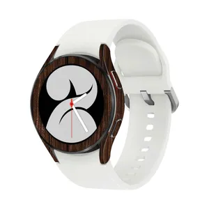  برچسب ماهوت طرح Dark-Walnut-Wood مناسب برای ساعت هوشمند سامسونگ Watch4 40mm