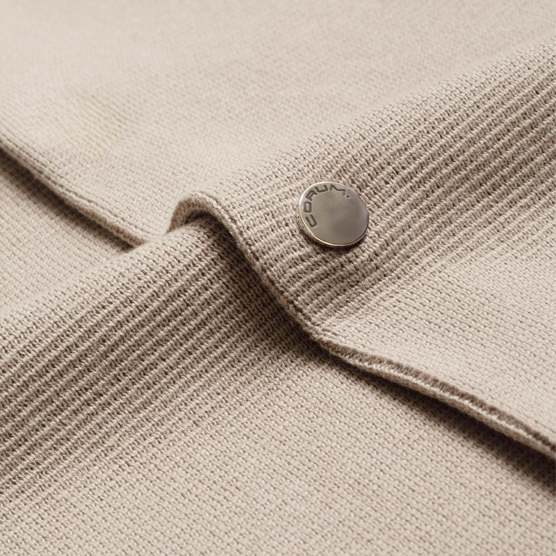 ژاکت مردانه کروم مدل دکمه پرچی knit