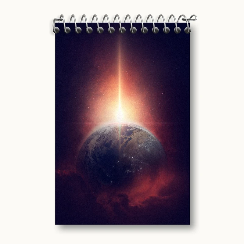 دفتر یادداشت 50 برگ خندالو مدل کهکشان کد F276