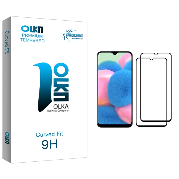 محافظ صفحه نمایش کولینگ مدل Olka glass مناسب برای گوشی موبایل سامسونگ Galaxy A30s بسته دو عددی