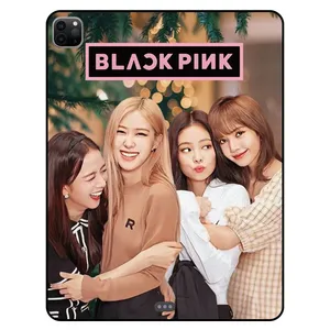 کاور مگافون طرح بلک پینک مدل 8253 مناسب برای تبلت اپل ipad Pro 12.9 2020 / 2021 / 2022 