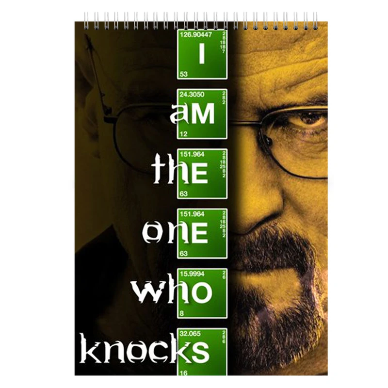  دفتر یادداشت بادکنک آبی طرح Breaking Bad مدل B1