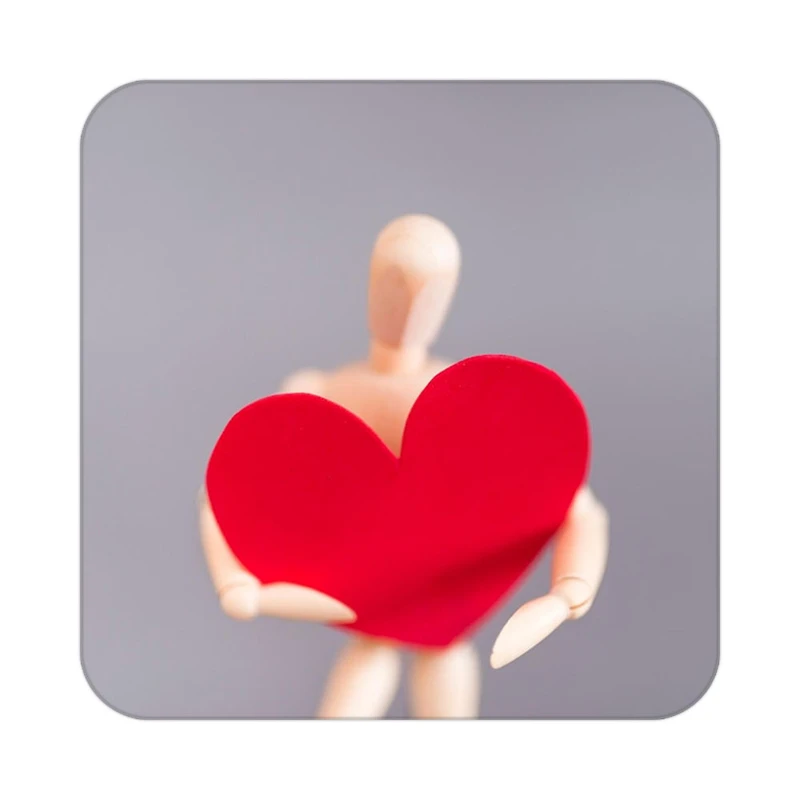 زیر لیوانی کاکتی طرح عاشقانه مدل mp41147