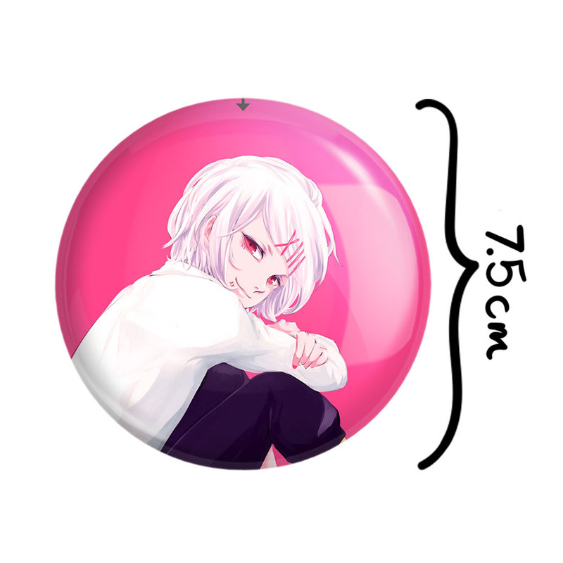 آینه جیبی خندالو مدل سوزویا جوزو انیمه Tokyo Ghoul  کد 11915
