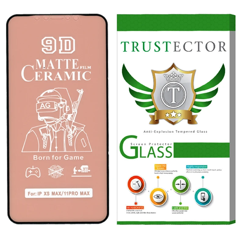    محافظ صفحه نمایش سرامیکی مات تراستکتور مدل CATA مناسب برای گوشی موبایل اپل iPhone 11 Pro Max 