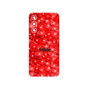 MAHOOT Youtube Cover Sticker for Samsung Galaxy A54