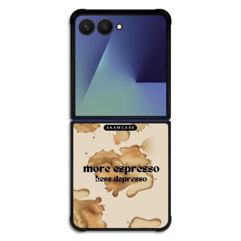 کاور آکام مدل AMC-WSGZFLIP7-COFFEE-22 مناسب برای گوشی موبایل سامسونگ Galaxy Z Flip 7