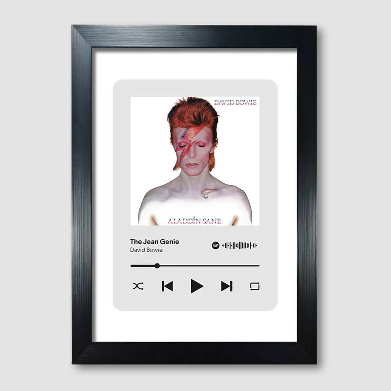تابلو مدل موزیکال طرح The Jean Genie by David Bowie
