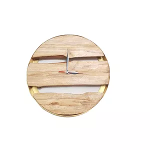 ساعت دیواری چوبی مدل روستیک