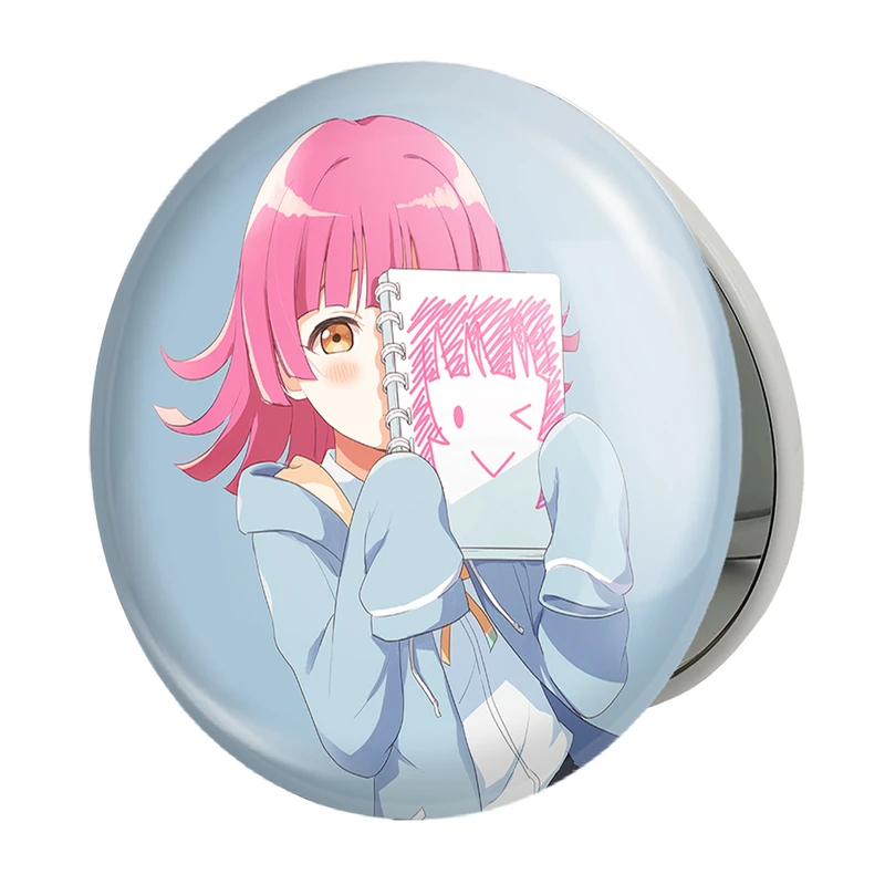 آینه جیبی خندالو طرح رینا انیمه مادوکا مجیکا Madoka Magica مدل تاشو کد 18428 