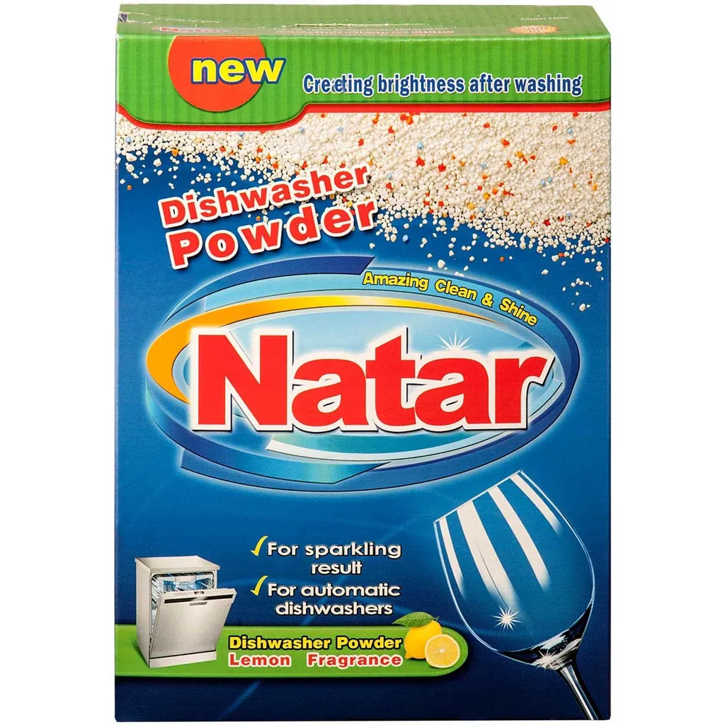 پودر ماشین ظرفشویی ناتار با رایحه لیمو بسته 900 گرمی