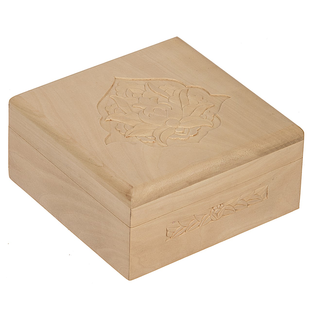جعبه چوبی منبت کاری شده اثر حسینی