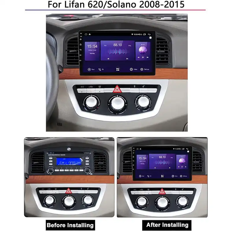 پخش کننده تصویری خودرو مدل Burmester مناسب برای لیفان 620