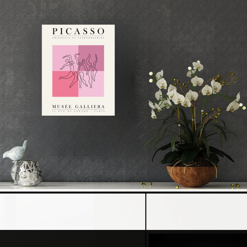 پوستر مدل پیکاسو-چاپ نقاشی رقص 