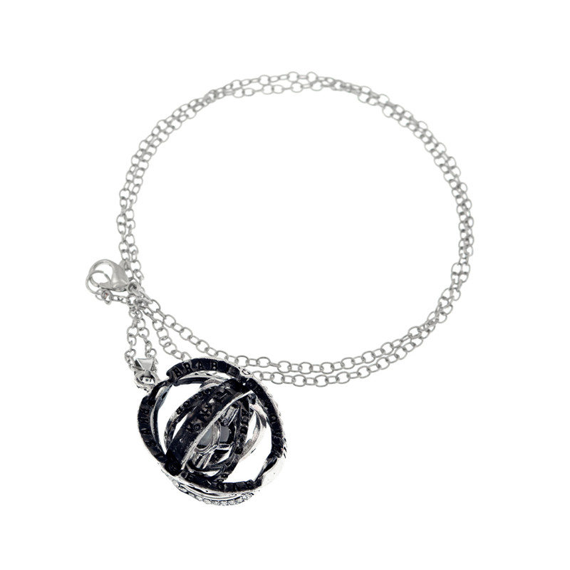 گردنبند برانت مدل استرونومیکال با نگین دوست دارم به صد زبان دنیا