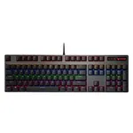کیبورد مخصوص بازی مکانیکی رپو مدل V500PRO، مکانیکال سوییچ آبی، Full size، نورپردازی RGB