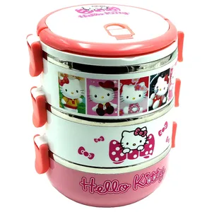 ظرف غذای کودک لانچ باکس مدل Hello kitty