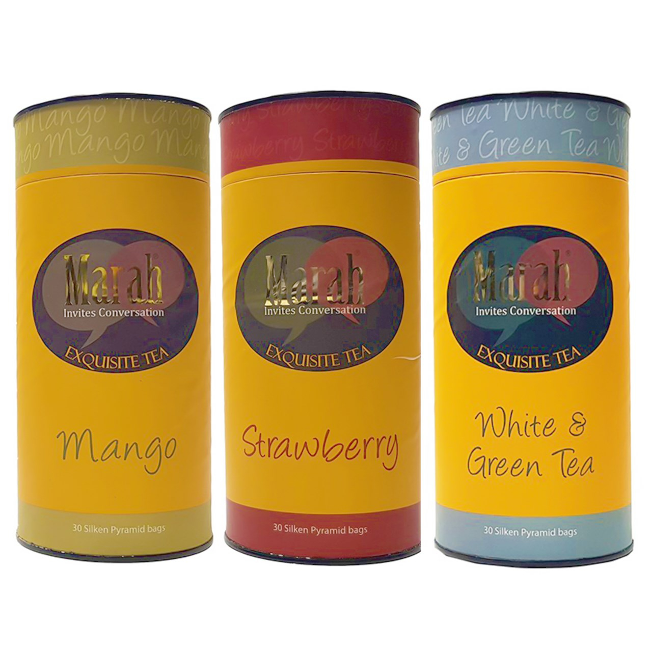 قوطی دمنوش میوه ای مارا مدلmarahmix 03  مجموعه 3 عددی