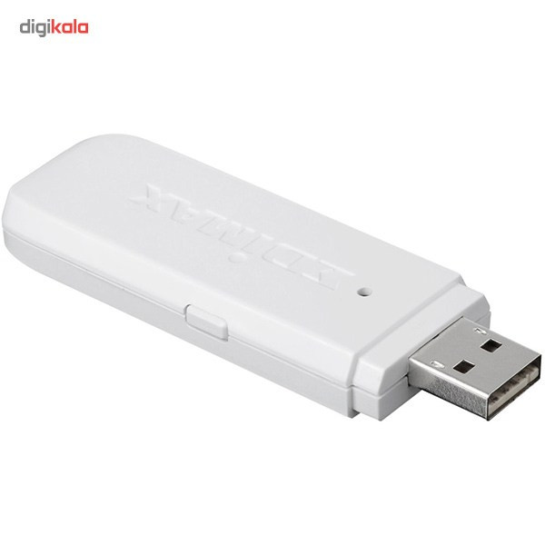 کارت شبکه USB دوبانده بی‌سیم N300 ادیمکس مدل EW-7722UnD