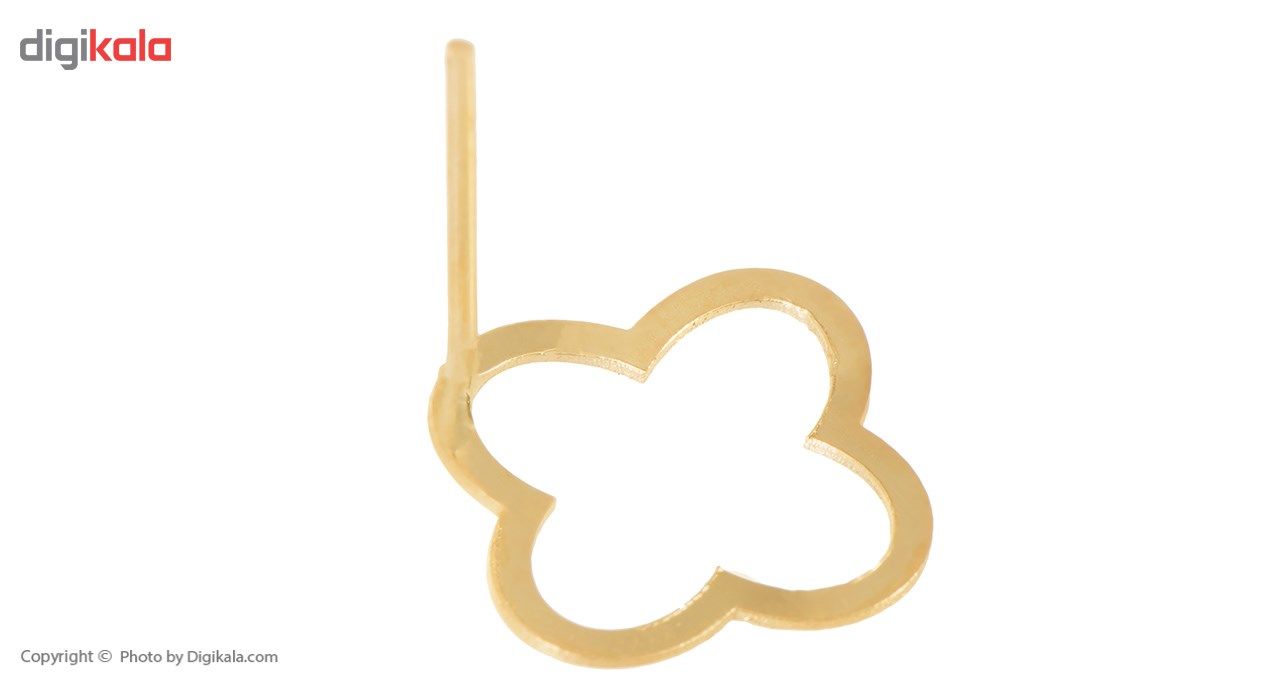 گوشواره طلا 18 عیار پندار گلد مدل GM24 -  - 3