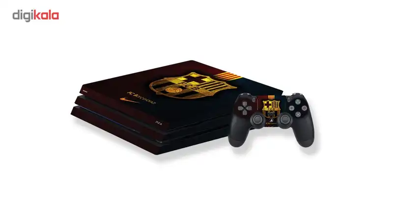 برچسب افقی پلی استیشن 4 پرو گراسیپا طرح بارسلونا