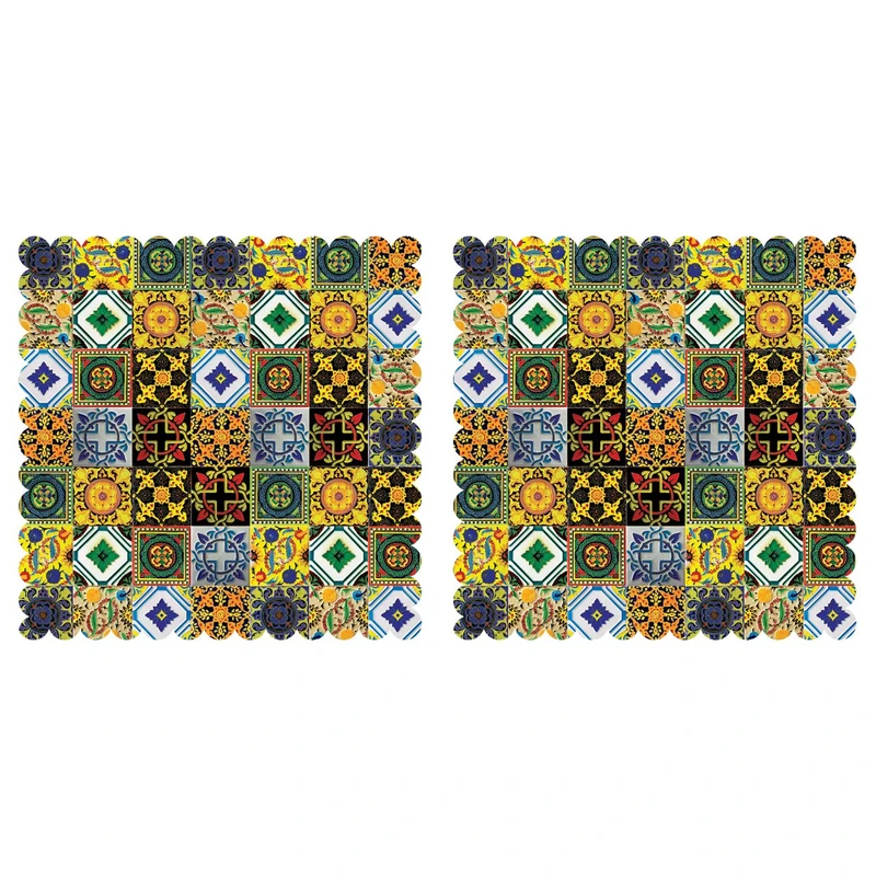 رومیزی رنس مدل T3-42006 سایز 40x40 سانتی متر مجموعه 2 عددی