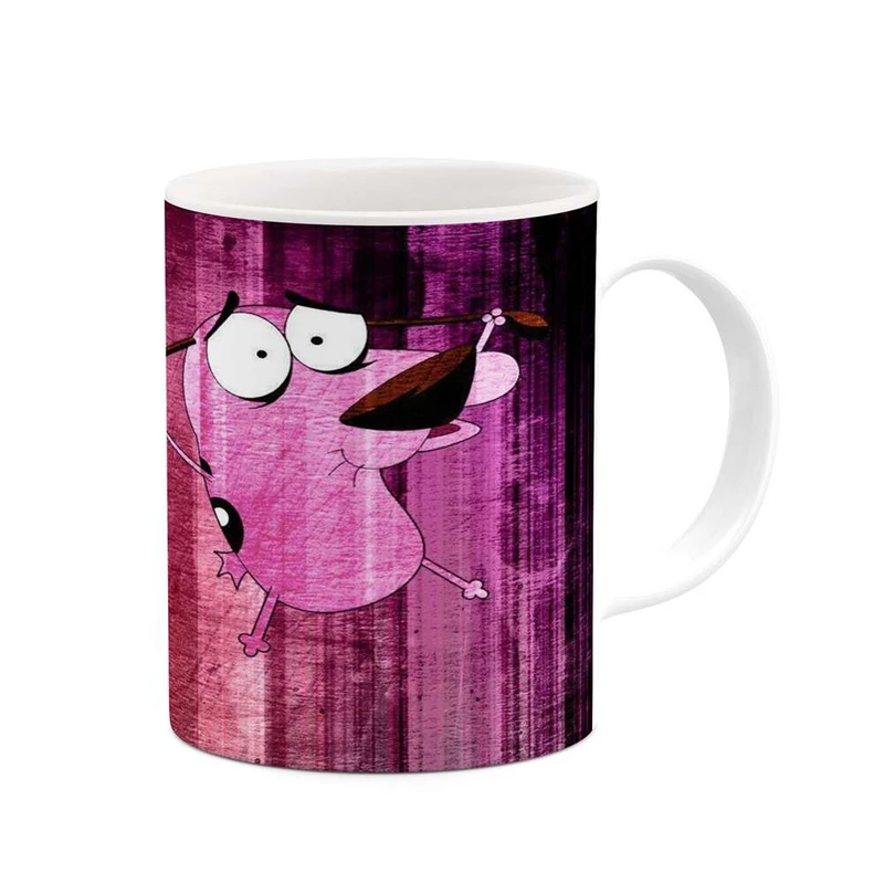 ماگ کاکتی مدل کارتون Courage The Cowardly Dog کد mgh22426