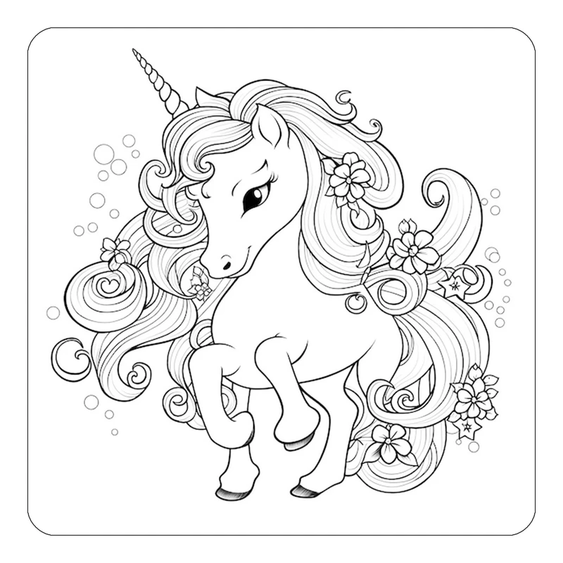 مگنت کاکتی طرح اسب تک شاخ و یونیکورن مدل mp32036